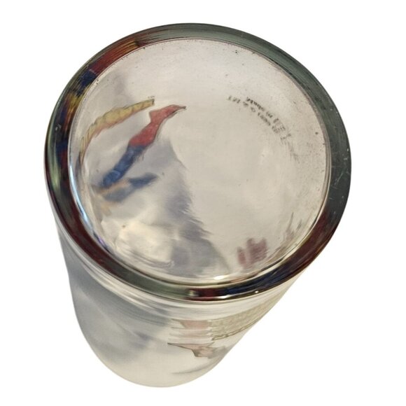 Superman DC Comics Glass 1999 Vintage 6" Clear Collector Drinking Cup Superhero - Picture 6 of 8